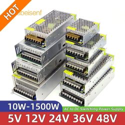 5V 12V 24V 36V 48V Strom versorgung Hochspannungs-Wechselstrom-Gleichstrom-Niederspannung wandler geschlossene Aluminiumgehäuse-Schalt netzteile