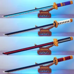 Samurai Schwert Bausteine Ninja Klinge Katana japanischen Anime Schmetterling Nichirin Messer Ziegel Kinder Spielzeug für Erwachsene