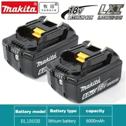 Original 18V Makita Bl1830B 6Ah für Makita Akku Bl1850B Bl1850 Bl1840 Bl1860 Bl1815 Bl1820 Ersatz-Lithium-Akku