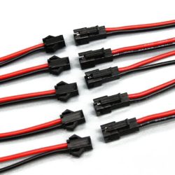 10 Pairs 10 cm JST SM 2P 2Pin Steckdose Stecker Auf Buchse Draht Stecker LED Streifen Lampe Fahrer anschlüsse Kabel Schnell Adapter