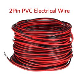 DC12V 2Pin Verlängerung Elektrische Strom Draht 5M ~ 100M Rot Schwarz Verbinden Kabel 18 20 22 AWG PVC Kupfer kabel Linie Für LED Streifen Licht