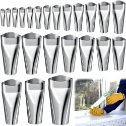 14-teilige Abdichtungs-Finisher, Silikon-Dichtungsdüse, Kleberentferner, Schaber, Abdichtungsdüse, wasserdichter Glan, Badezimmer, Fenster, Waschbecken
