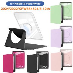 Acryl-Hülle mit magnetischer Halterung für Kindle Paperwhite Colorsoft 2024 2022 2021, 10., 11., 12. Generation, 6,8, 7 Zoll, Schutzhülle