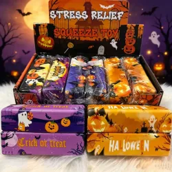 Halloween Slow-Rising Butterstick Squishy Spielzeug ? Weiches, elastisches Quetschspielzeug, tragbares Stressabbau-Fidget-Spielzeug gegen Angstzustände