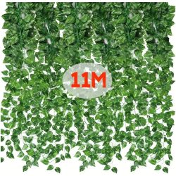 4/10M Künstliche Pflanze Grüne Efeu-Girlande Künstliche Ranken Hängende Ranken für Außenbereich DIY Garten Wanddekoration Hochzeit Party Heim-Deko
