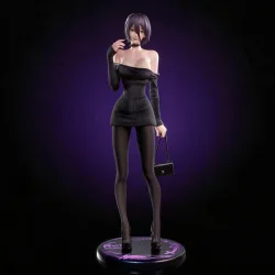 25cm 9,8 Zoll Anime Chainsaw Man Reze Actionfiguren PVC-Statue Schreibtisch-Ornament Sammlerstück Modell Dekoration Spielzeug Geschenke