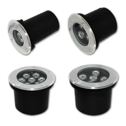 LED-Untergrundleuchte, 1 W, 3 W, 5 W, 7 W, LED-Stehlampe, Bodenleuchte für den Außenbereich, Landschaft, Garten, quadratischer Weg, vergrabener Hof, 85?265 V, DC12 V, IP67