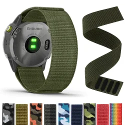 22MM 26MM Nylonband für Garmin Fenix 7/7X/6/6X Pro/5X Plus/Saphir Ersatzuhrenarmband für Epix Pro Descent MK3/2 Armband
