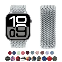 Armband für Apple Watch Series 10 11 46mm 42mm 9 7 8 5 SE 6 44mm 45mm 40mm 41mm Ultra 49mm Armband Correa Geflochtenes Solo Loop Strap