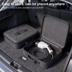 Aufbewahrungstasche für Ladekabel für Elektrofahrzeuge, tragbare Tasche für EV-Ladekabel, wasserdichte Tasche für Auto-EV-Ladekabel