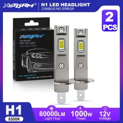 XSTORM H1 LED-Scheinwerferlampen Canbus Hochleistungs-Autobeleuchtung 800000LM 1000W Mini-Format Fokus-Autoscheinwerfer Nebelscheinwerfer 12V 24V