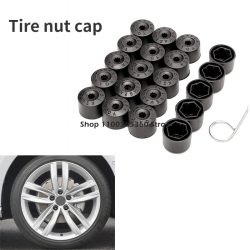 Für VW Volkswagen Jetta Polo Tiguan Golf MK4 Passat B6 Sitz Leon Ibiza Reifen Schraubkappen Zubehör Auto Radnabe Mutter Bolzenabdeckungen