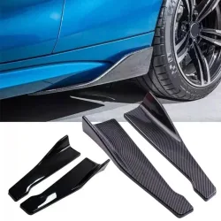 Universal Autovoorkant Rear Bumper Strip Lip Spoiler Diffuser Splitter Scratch Protector 48CM Length For Audi BMW HONDA