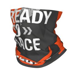 Benutzerdefinierte Ready To Race Logo Halstuch Männer Frauen winddicht Winter Motorrad Reiten Bandana Schal zum Radfahren