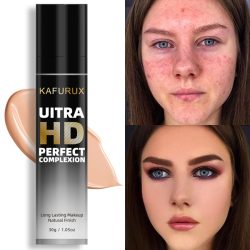 8-Farben-Gesichts-Grundierungscreme, ölkontrollierender, mattierter Concealer, wasserfest, flüssig, vollständige Abdeckung, nackte Basis, professionelle Make-up-Produkte