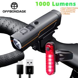 Fahrrad Licht Wasserdichte Fahrrad Lampe Typ-C Lade MTB Rennrad Scheinwerfer Hohe Leichtigkeit Tag Sicherheit Nacht Beleuchtung