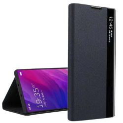 Lederhüllen mit Fensteransicht für Samsung Galaxy S26 Ultra S23 S24 S22 A72 S25 Ultra 5G S21 S20 FE S25Plus Note20 10 Ledercover