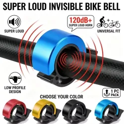 NONE, Laute Fahrradklingel aus Aluminiumlegierung für MTB und Rennrad, Lenker-Hupe mit Klarem Ton, Alarm-Warnring für Outdoor-Radfahren, Fahrrad-Zubehör