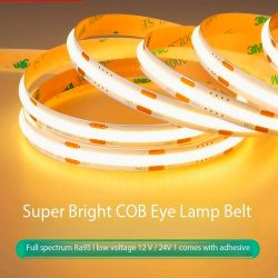 DC 12V 24V FOB COB Streifen 320Leds/M Hohe Dichte RA90 Weiß 3000K 4000K 6000K IP21 Flexibles Bandseil LED-Licht