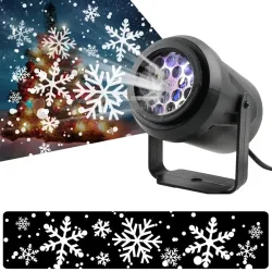 Schneeflocke Projektor Lichter Weihnachten Schneeflocke Projektor Party Garten Dekoration Lichter führte Bühne Urlaub Dekoration