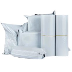 50 Stück Weiße Poly-Versandtaschen Selbstklebende Kurier-Versandumschläge Wasserdichte Kurier-Versandtaschen Kleidungsverpackung Express-Taschen