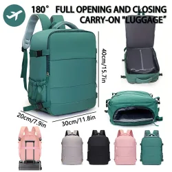 40 x 30 x 20 cm großer Boarding-Reiserucksack, kompatibel mit Ryanair-, Easyjet- und Wizardair-Budgetrucksäcken (ausgewählte Produkte)