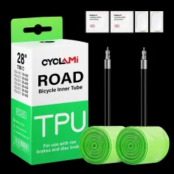 Wahl CYCLAMI TPU-Material Ultraleichter Fahrradschlauch 700C 18 32 Rennrad-MTB-Fahrradreifen 45 65 85 mm Länge Französisches Ventil 30 g