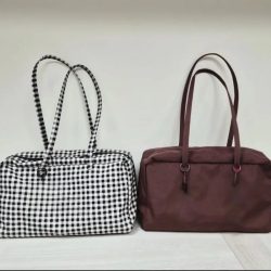 Bowling-Einkaufstasche für Damen, Luxusmarke, Nylon-Umhängetasche, große Kapazität, einfache, vielseitige, ultraleichte Reisetasche mit Reißverschluss für Pendler