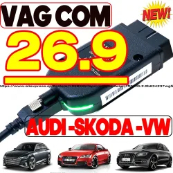 2026 Beliebter VCDS VAGCOM 26.9 HEX CAN USB OBD2 Scanner für VW AUDI Skoda Seat VAG Mehrsprachig ATMEGA162 AUTOCOM VAG HEX V2 TOOL