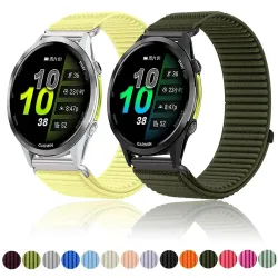 18mm 20mm 22mm Nylon-Schlaufenarmband für Garmin Forerunner 970 570 Venu 4 45mm 41mm Venu 3 Wave Armband Garmin Active 6 Zubehör
