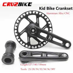 Cruzbike Kinder Faltrad Kurbel garnitur ultraleicht 127/140/150mm Hohl Tech Kurbel Aluminium legierung Fahrrad teile Zubehör