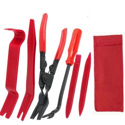 Auto-Scheinwerfer- und Türverkleidungs-Clip-Entferner-Werkzeugset, Zangen zum Entfernen von Fahrzeugverkleidungsclips, Reparatur- und Wartungsgeräte-Set