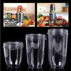1 Stück 18OZ 24OZ 32OZ Entsafter-Becher, transparenter Ersatz für NutriBullet Nutri Bullet Entsafter