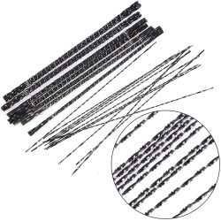 12 Teile/los Diamant Draht Sägeblatt Cutter Schmuck Metall Schneiden Jig Klingen Holz Hand Handwerk Werkzeuge Scroll Spirale Zähne