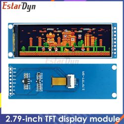 Estardyn 2,79-Zoll TFT LCD-Bildschirm NV3007 Kleiner Bildschirm 142x428 Anzeigemodul 8-Pin LCD Farbbildschirm SPI