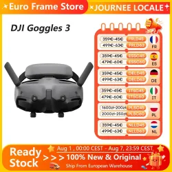 DJI Goggles 3 FPV-Brille mit Micro-OLED-Bildschirmen für Immersives Flugerlebnis, O4 HD-Videoübertragung, Kabellos, Neu Original
