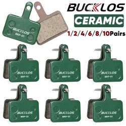 BUCKLOS Keramik Hydraulische Scheibenbremsbeläge für SHIMANO B01S B05S 1/2/4/6/8/10 Paar MTB Bremsbeläge Verschleißfeste Scheibenbremsbeläge