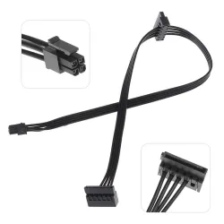 45/65 cm Mini 4 Pin zu SATA Netzteil Kabel für Lenovo Hauptplatine Schnittstelle Kleine 4Pin zu einem/zwei/drei SATA SSD Netzteil