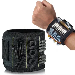 Magnetisches Armband zum Halten von Schrauben, Nägeln, Bohrern, Handgelenk-Werkzeughaltergürteln mit starken Magneten, coole Gadgets für Männer und Frauen
