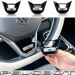 Auto-Innendekoration Lenkradabdeckung Untere Zierleiste Aufkleber Zubehör Für VW Golf Tiguan T-Roc Polo Passat ID.4 T-Cross