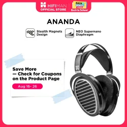 HIFIMAN Ananda Stealth Magnet Open-Back Over-Ear-Planar-Magnet-HiFi-Kopfhörer in voller Größe