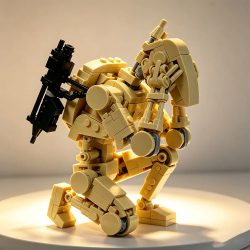 MOC Weltraum-Krieg B1 Kampfroboter Weltraum-Krieg B1 Kampfroboter Bausteine Modell Alien-Roboter Bausteine Festival Party Geschenke