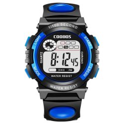 COOBOS Marke Kinder Uhren Led Digital Kinder Uhren Jungen Sport Uhr Student Multifunktionale Armbanduhren relogio infantil
