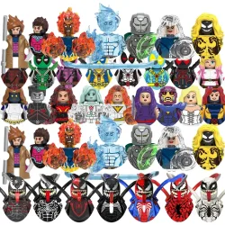 Legends Toys Bricks XH1422-1429 ICE Man Deadpool TV1017-1024 als Geschenk, Bausteine, Mini-Actionfiguren, Spielzeug für Kinder