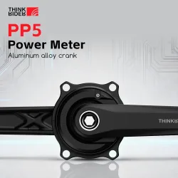 THINKRIDER PP5 Fahrrad-Powermeter mit 4 Bolzen, 110BCD, 24mm Kadenz-Pedalbalance, BLE ANT+ Kurbelgarnitur Kettenblatt für Shimano