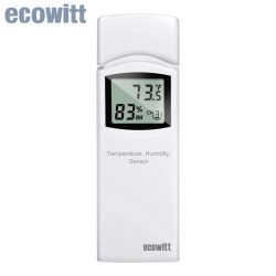 Ecowitt WN31(WH31) Thermometer Hygrometer Drahtloser 8-Kanal-Temperatur- und Feuchtigkeitssensor mit LCD-Display (Gateway nicht im Lieferumfang enthalten)