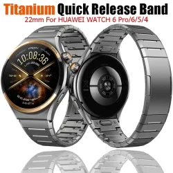 Originales Titanarmband für Huawei Watch 6 Pro 46mm Schnellverschluss Metallarmband 22mm Band für Huawei Watch 6 5 4 GT7 GT6 GT5 GT4