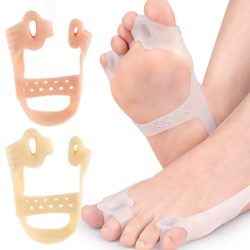 2 Stück Pull Toe Valgus Corrector für Herren und Damen, Zehenspreizer für Erwachsene, Fünf-Zehen-Zehenspreizer