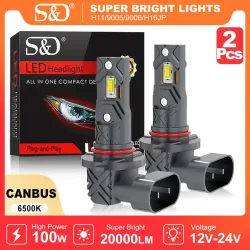 20000LM H11 LED Canbus H8 H9 H16JP 9005 HB3 9006 HB4 LED Auto Scheinwerfer Birne Canbus Super Helle 6000K 12V 24V Nebel Lampen