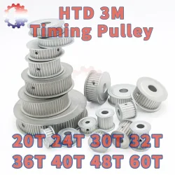 HTD 3M Synchronrad 3M Riemenscheibe 20 Zähne 30 Zähne 40 Zähne 60 Zähne HTD3M 20T 24T 30T 32T 40T 48T 60T HTD3M Zahnriemenscheibe